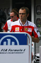 A sheepish Stefano Domenicali after the race