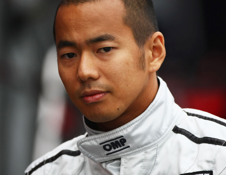 Sakon Yamamoto ahead of qualifying