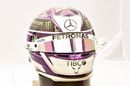 The helmet of Lewis Hamilton