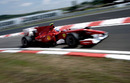 Fernando Alonso flashes past