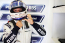 Rubens Barrichello prepares for action
