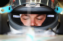 Nico Rosberg focuses before free practice 3
