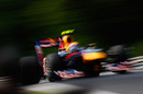 Mark Webber flashes into view
