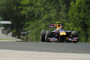 Mark Webber setting the pace in the Red Bull