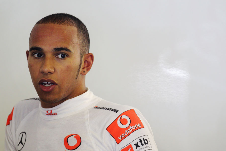 A pensive Lewis Hamilton has it all to do