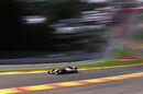 Kevin Magnussen on track in the Haas