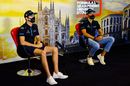 George Russell and Nicholas Latifi in the Press Conference