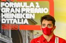 Charles Leclerc in the Press Conference