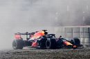 Max Verstappen crashes in FP1