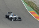 Ben Hanley tests Pirelli's 2011 tyres in his Dallara GP2/11 at Mugello, Italy