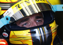 Robert Kubica in the cockpit of the Renault