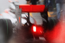 Rear view of Jenson Button's McLaren