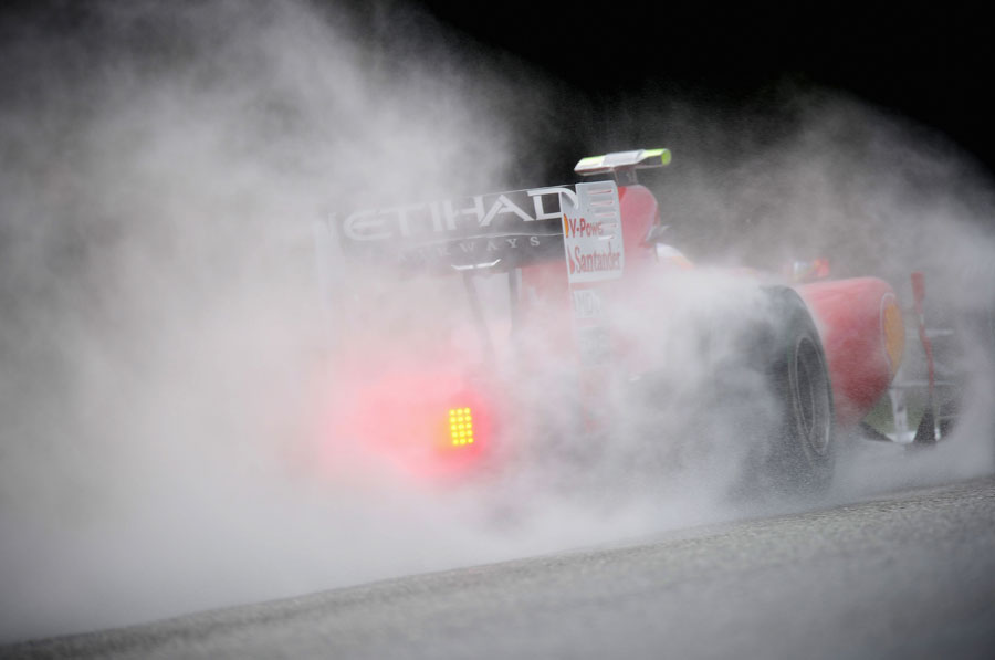 Fernando Alonso was the best in the wet in free practice 1