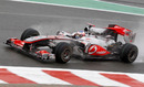 Jenson Button out on track