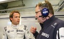Andy Soucek talks with Williams engineers