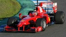 Jules Bianchi out on track for Ferrari