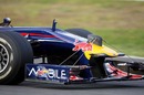 Red Bull were testing with a strange addition to its car's nose at jerez