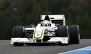 Conway got a second consecutive day behind the wheel of last year's Brawn