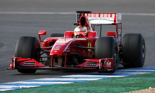 Jules Bianchi was back on track for Ferrari having signed a contract with the team