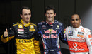 The top three after Belgian Grand Prix qualifying