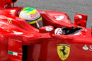 Felipe Massa in action at Spa