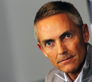 Martin Whitmarsh during a press conference