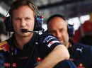 Christian Horner on the Red Bull pit wall