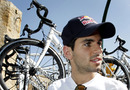 Jaime Alguersuari makes an appearance at the Tour of Spain cycling event