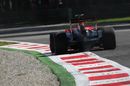 Lucas di Grassi puts in laps for Virgin Racing