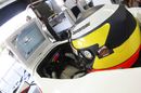 Pedro de la Rosa sits in his Sauber during practice