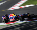 Sebastian Vettel set the quickest lap time of free practice at Monza