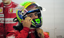 Felipe Massa prepares for qualifying
