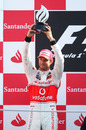 Jenson Button finishes second at the Italian GP