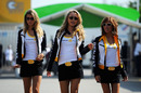Renault girls in the paddock