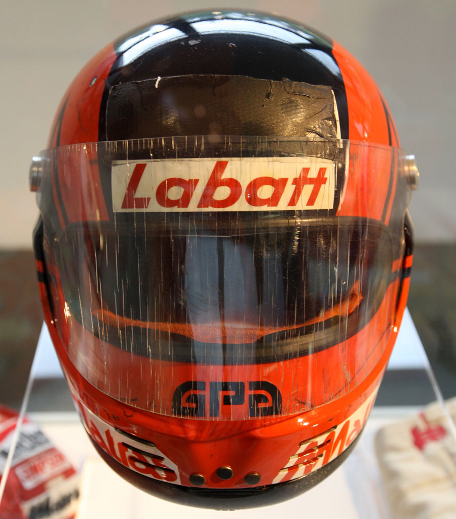 Gilles Villeneuve's helmet