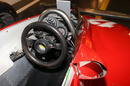 Cockpit and steering wheel of the 1979 Ferrari 312 T4