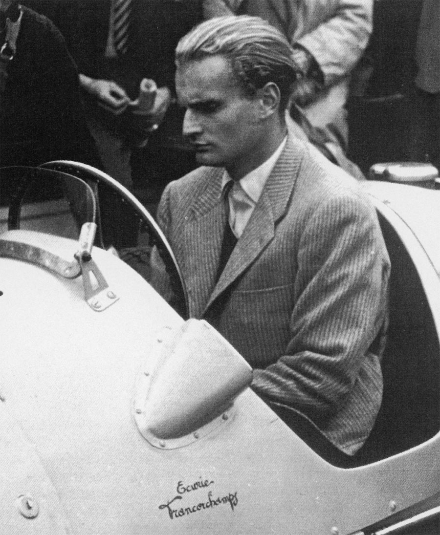 Charles de Tornaco at the 1953 Belgian Grand Prix