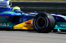 Felipe Massa during free practice at the Nurburgring,