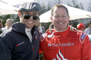 Eight-time Le Mans winner Tom Kristensen and Martin Brundle