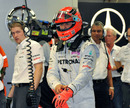 Michael Schumacher prepares for action