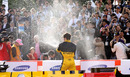 Jerome d'Ambrosio soaks the fans at a roadshow in Seoul 
