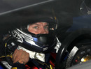 Kimi Raikkonen in the cockpit of his Citroen