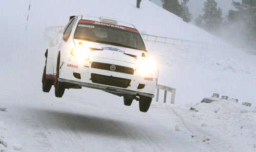 Kimi Raikkonen made his rallying debut at a non-WRC event in Finland