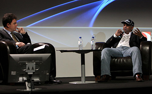 James Allen interviewed Tony Fernandes at the motorsport business forum
