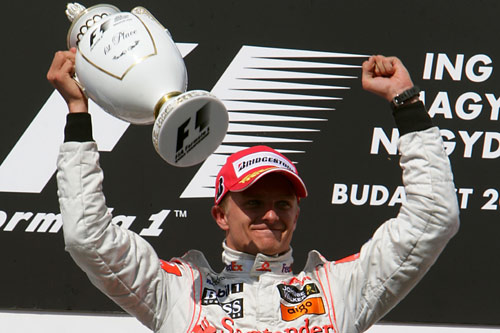 Heikki Kovalainen took his maiden victory in Hungary