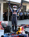 Sebastian Vettel celebrates victory at Suzuka