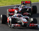 Jenson Button moves ahead of Lewis Hamilton at Suzuka