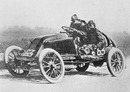 The car of Marcel Renault at full speed during the Paris-Madrid race - within hours both he and his mechanic were dead
