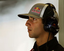 Daniel Ricciardo in the Red Bull garage