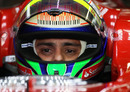 Felipe Massa in the cockpit of his Ferrari